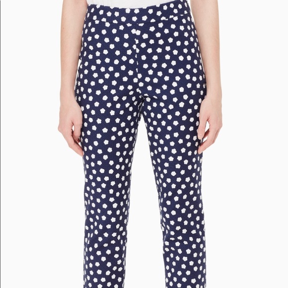 NEW Kate Spade Cloud Dot Jacquard Pant Size 4 - Picture 3 of 8